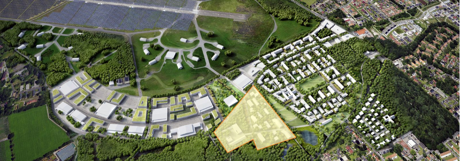 Part of the airfield in Oldenburg is being developed as a “real-world laboratory” in which the residents will predominantly meet their energy requirements from locally generated energy.