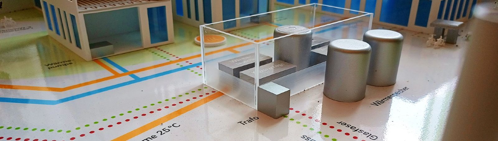 Miniaturmodell der Neubaupläne im Shamrockpark