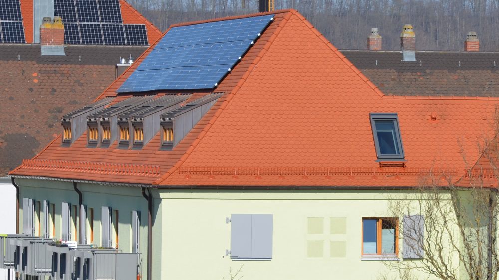 Am Demonstrationsgebäude in der Margaretenau wurde ein Solarselektives Wärmedämmsystem eingebaut.