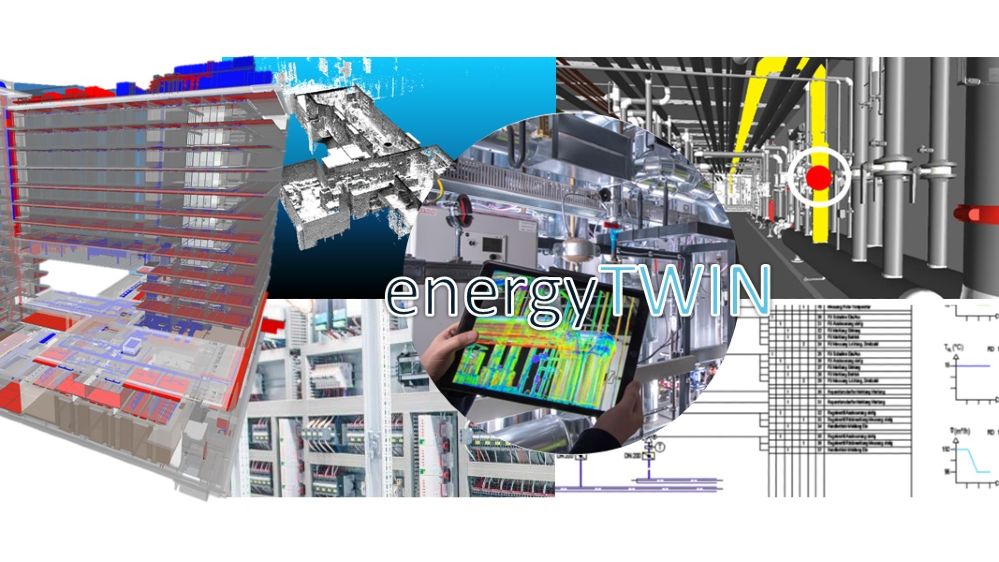 energyTWIN entwickelt einen digitalen Zwilling für Gebäude.