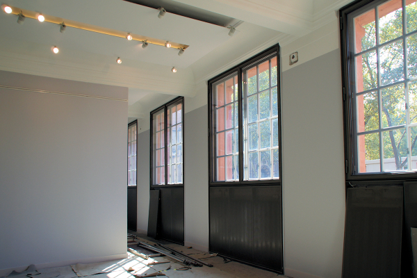 Work almost completed: The second window level and a thermoactive ceiling system have already been completed.