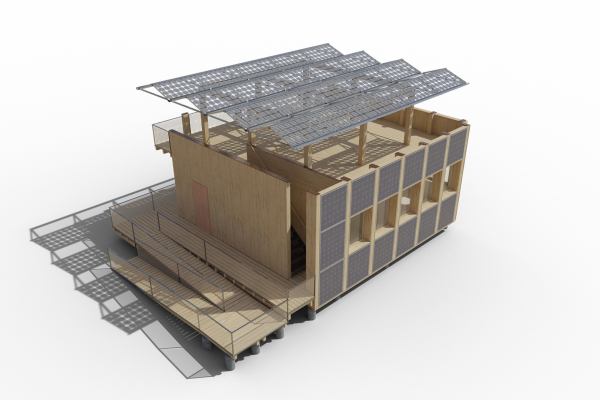 3D model of the building prototype