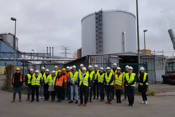 The delegates also visited Germany's largest heat storage facility at Vattenfall in Berlin Reuter West.