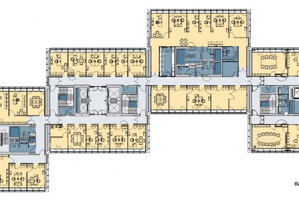 Floor plan of a standard floor